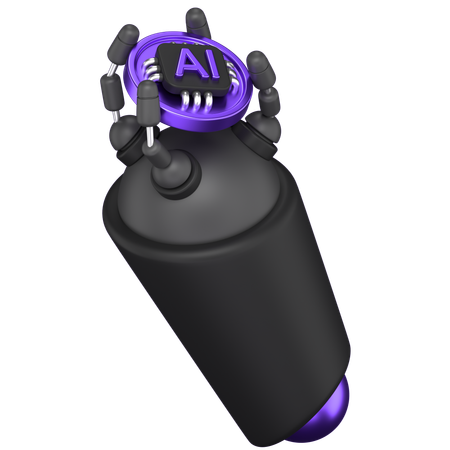 Ai Hand  3D Icon