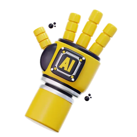 Ai Hand Robotic  3D Icon