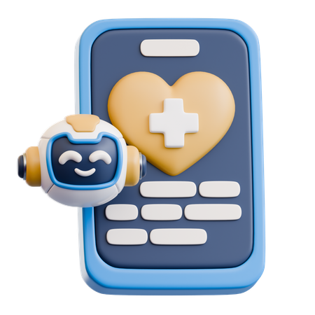 Ai Health  3D Icon