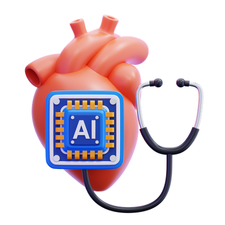 AI Healthcare  3D Icon