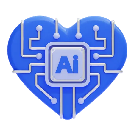 아이 하트  3D Icon