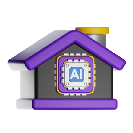 Ai casa  3D Icon