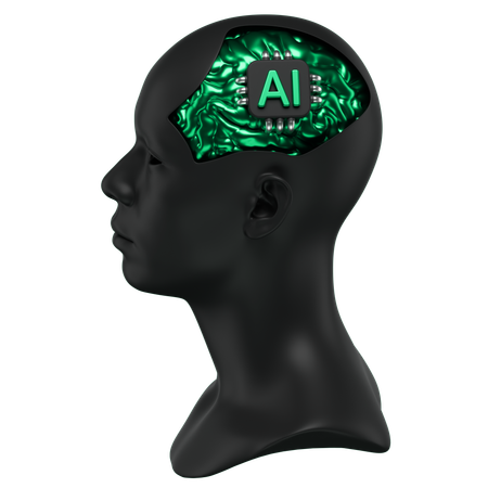 Ai Human  3D Icon