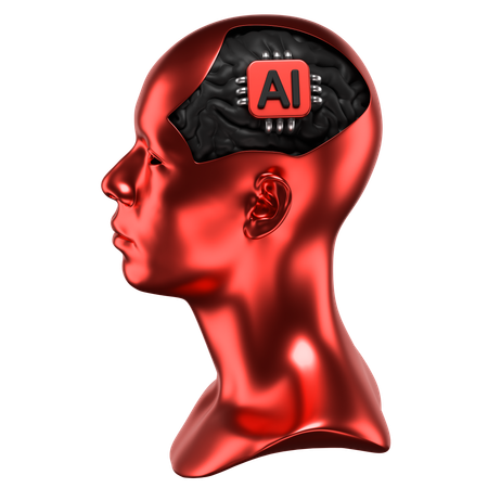 Ai Human  3D Icon