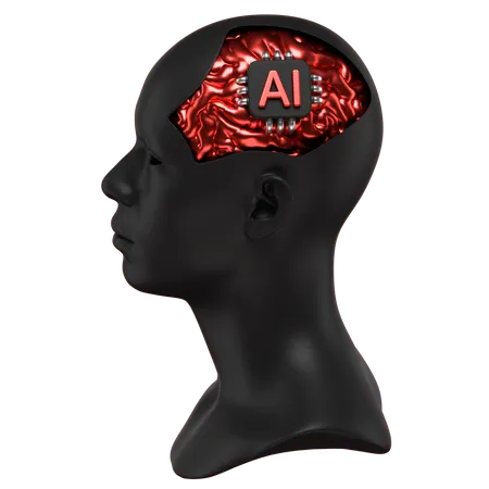 Ai Human  3D Icon