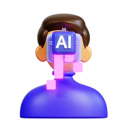 Ai Human  3D Icon
