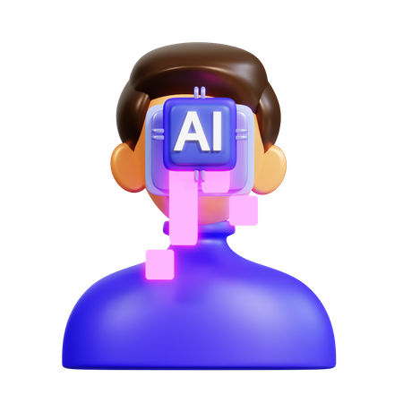 Ai Human  3D Icon