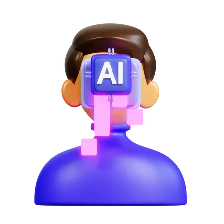 Ai Human  3D Icon