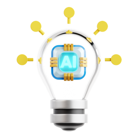AI Idea  3D Icon