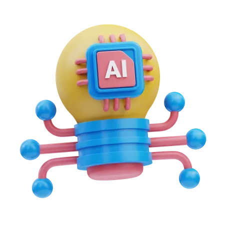 Ai Idea  3D Icon