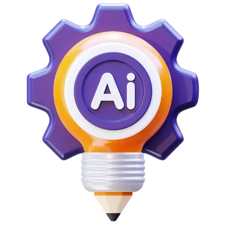 Ai Idea  3D Icon