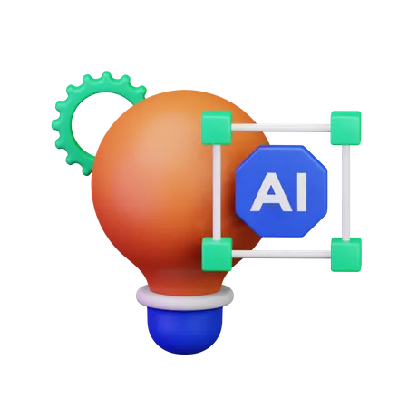 Ai Idea  3D Icon