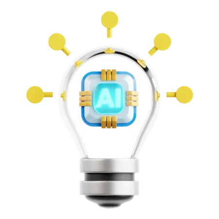 AI Idea  3D Icon