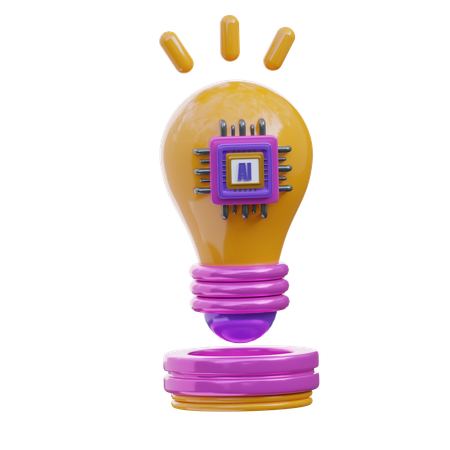 Ai Idea  3D Icon