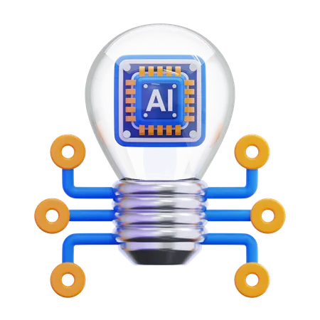 AI Idea  3D Icon