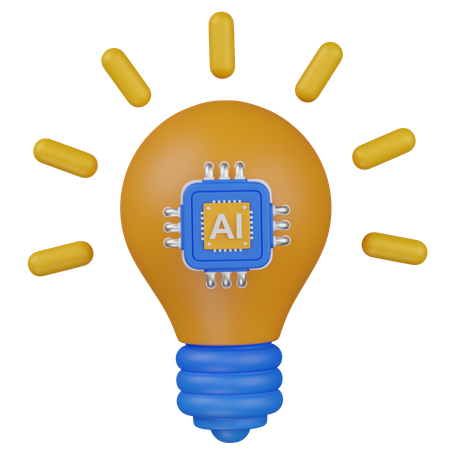 AI IDEA  3D Icon
