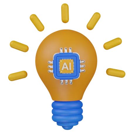 AI IDEA  3D Icon