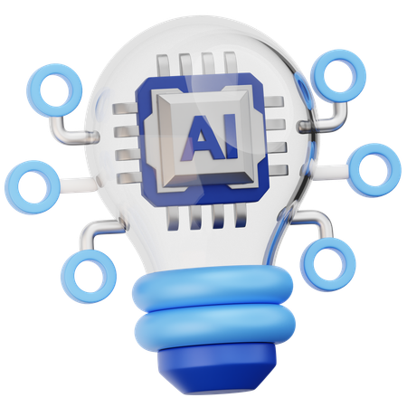 AI Idea  3D Icon