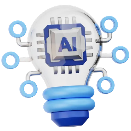 AI Idea  3D Icon