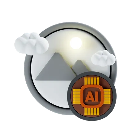 Ai Image 3 D Icon And Illustration 3D Icon