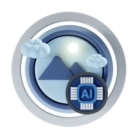 Ai Image 3 D Icon And Illustration 3D Icon