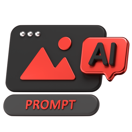 Ai Image  3D Icon