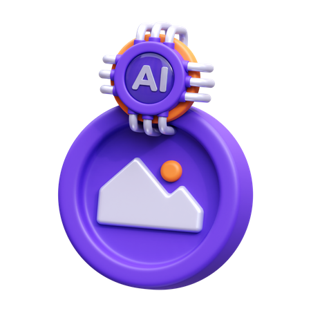 Ai Image  3D Icon