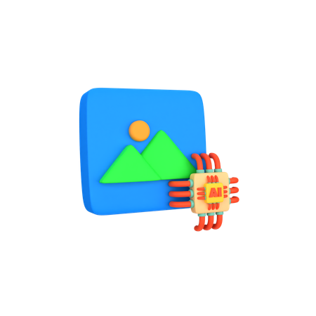 Ai Image  3D Icon