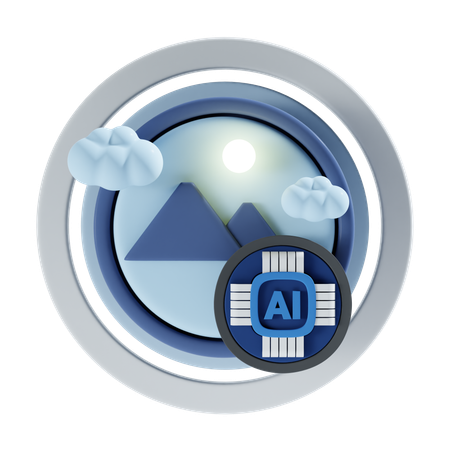 Ai Image  3D Icon