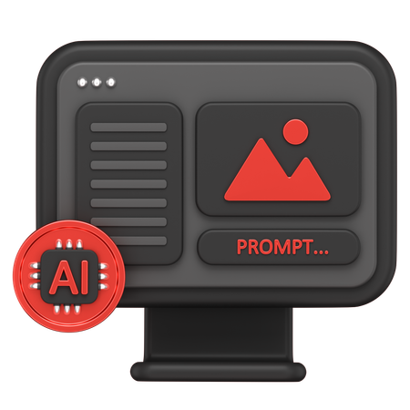 Ai Image  3D Icon