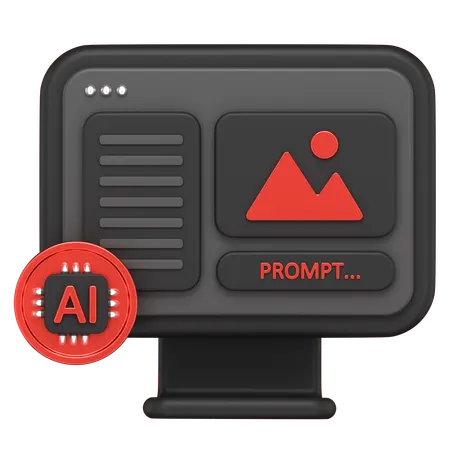 Ai Image  3D Icon