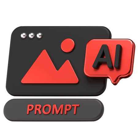 Ai Image  3D Icon