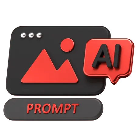 Ai Image  3D Icon