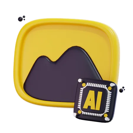 Ai Image  3D Icon