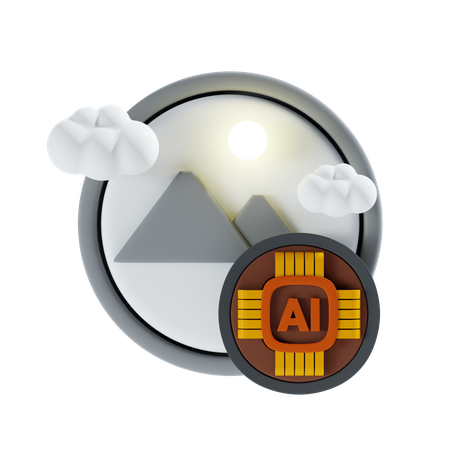 Ai Image  3D Icon