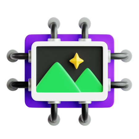 Ai Image  3D Icon