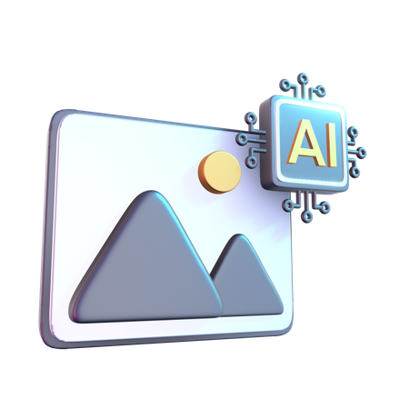 Ai Image  3D Icon