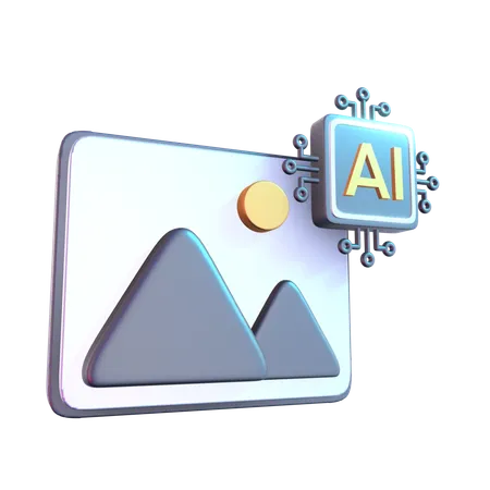 Ai Image  3D Icon