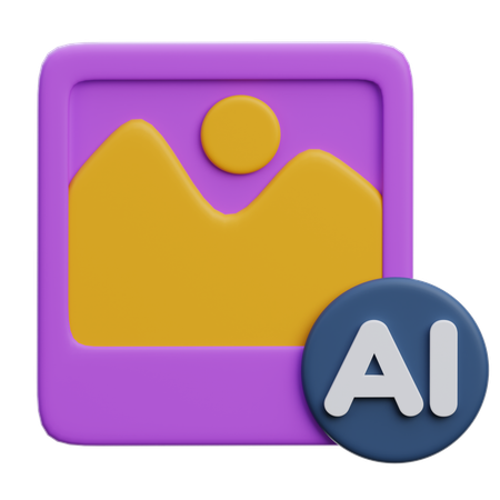 Ai Image  3D Icon