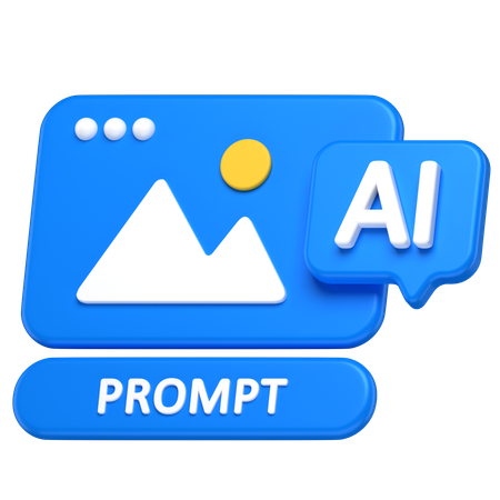 Ai Image  3D Icon