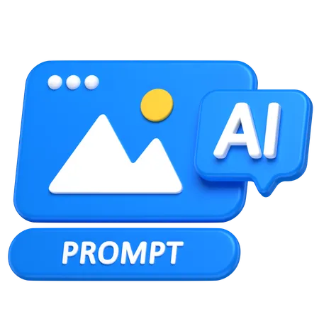 Ai Image  3D Icon