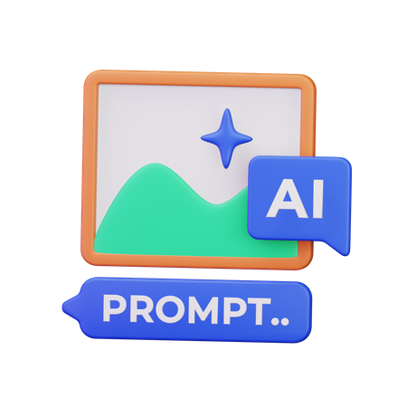 Ai Image  3D Icon