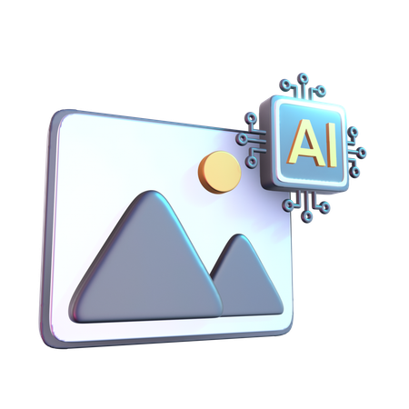 Ai Image  3D Icon