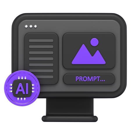 Ai Image  3D Icon