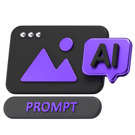 Ai Image  3D Icon