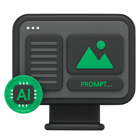 Ai Image  3D Icon