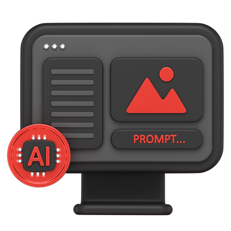 Ai Image  3D Icon
