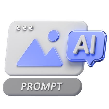 Ai Image  3D Icon