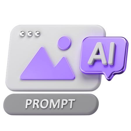 Ai Image  3D Icon