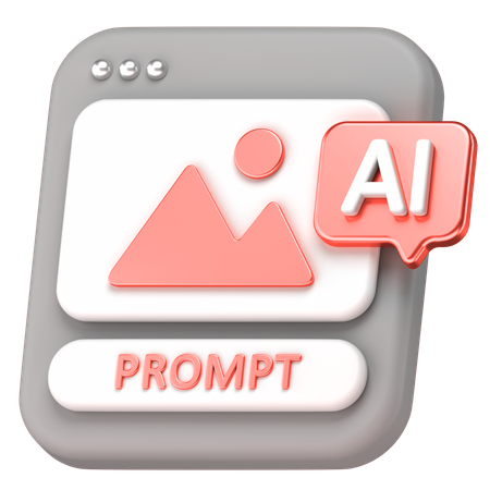 Ai Image  3D Icon